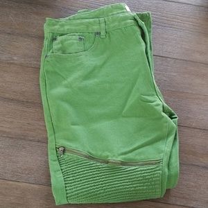 Green jeans